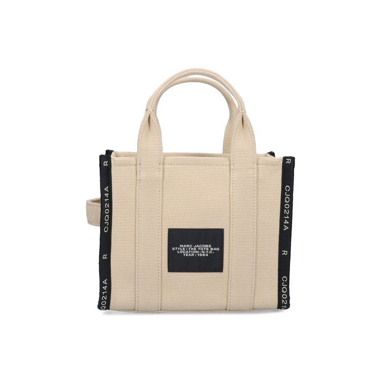 Marc Jacobs Jacquard Mini Tote Bag Beige