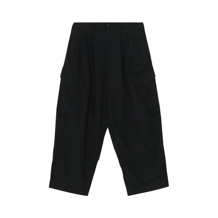 1285/2本 Buy Yohji Yamamoto Oxford Z-12 Tuck Work Pants 'Black' - HZ