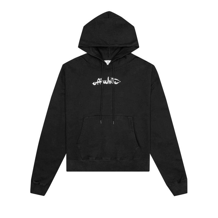 【送料&関税込】Off-White (spray Arrow Skate Hoodie Black - Black Spray Arrow Skate Hoodie by Off-White on Sale