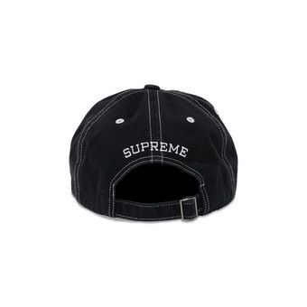 Buy Supreme Visor Stitch 6-Panel 'Black' - SS23H69 BLACK | GOAT