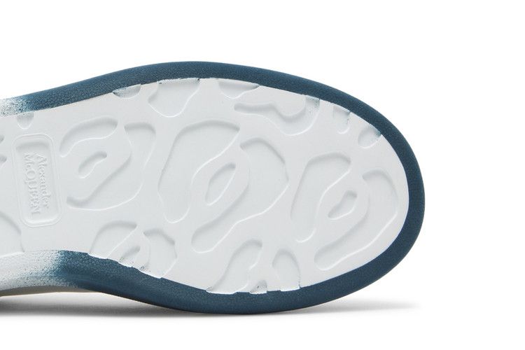 Alexander Mcqueen Oversized Sneaker White Emerald Green Spray