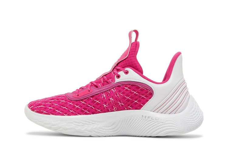 NEW Under Armour Curry 9 Team White Tropic‎ Pink 3025631-600 Mens US 14.5 EUR 49 Under Armour Curry Flow 9 Team White Tropic Pink 2022 for  main image 4