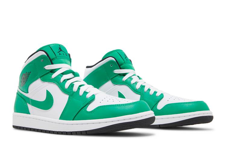 Jordan Air Jordan 1 Mid Lucky Green Grade School Lifestyle Shoes