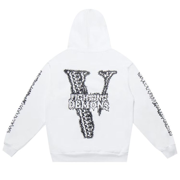 Buy Vlone x Juice WRLD Bone Hoodie 'White' - 1020