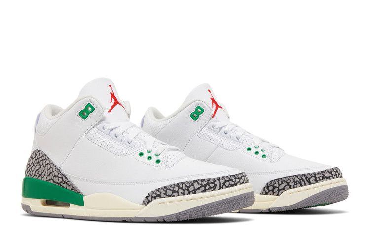 Air Jordan 3 WMNS Lucky Green Early look On Foot 