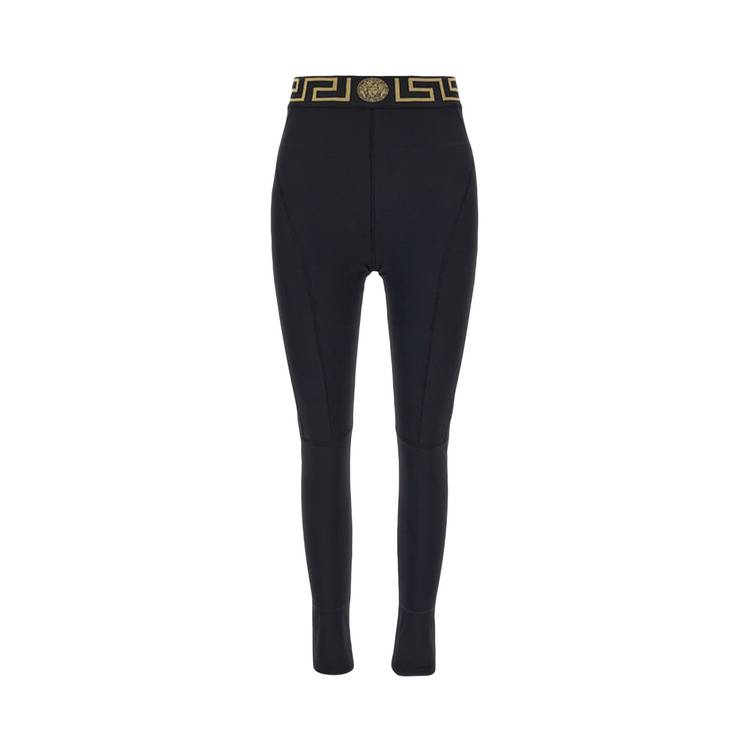 Buy Versace Greca Border Leggings 'Black' - 1004103 1A06229 1B000