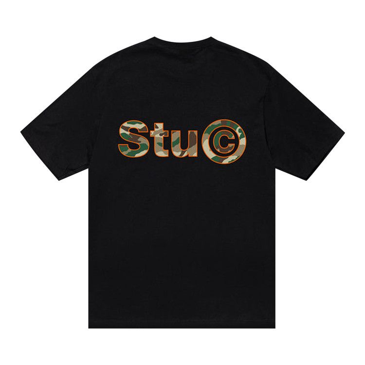 Stussy Stu C. Camo T-Shirt Black