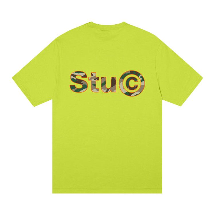 Stussy Stu C. Camo T-Shirt Keylime