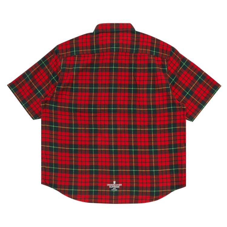 Supreme x UNDERCOVER Short-Sleeve Flannel Shirt 'Red Plaid'