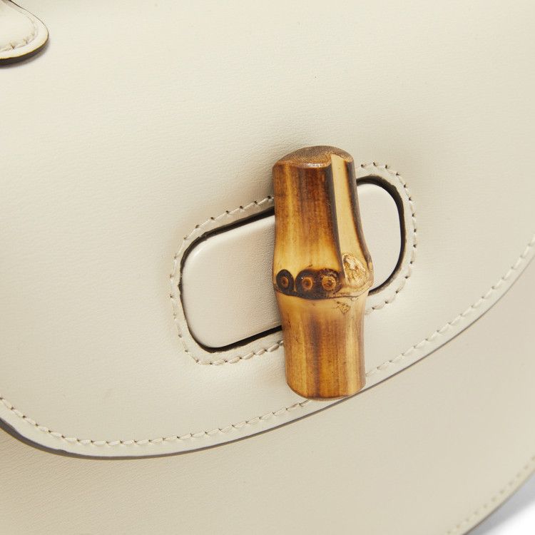 Buy Gucci Bamboo 1947 Mini Top Handle Bag 'White' - 686864