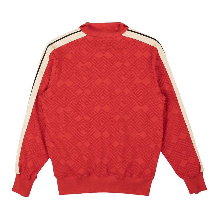 Palm Angels Logo Terry Track Jacket Red