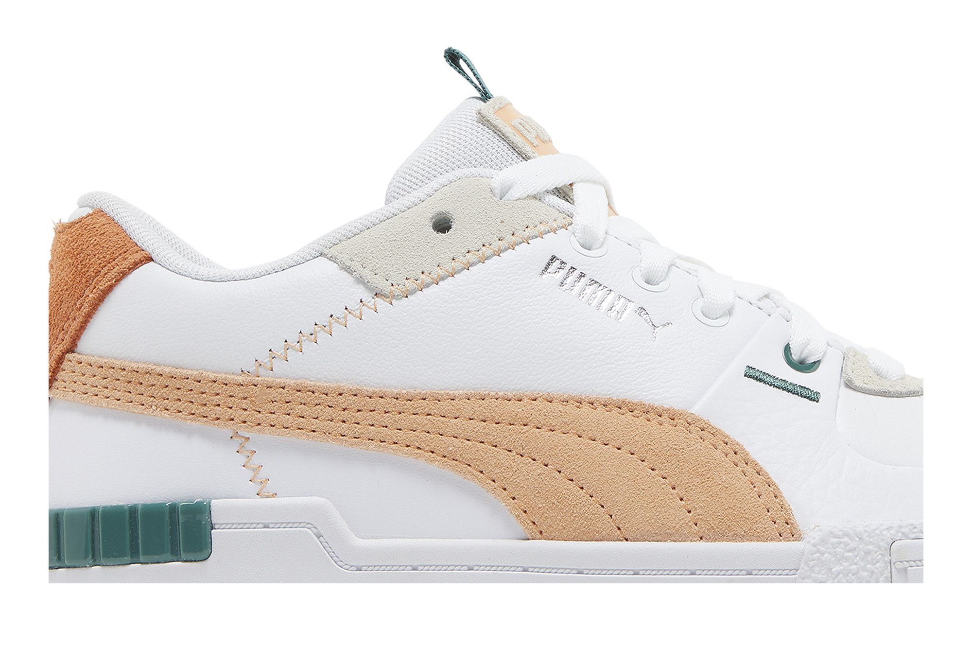Pre-owned Puma Wmns Cali Sport Mix 'white Peach Cobbler'