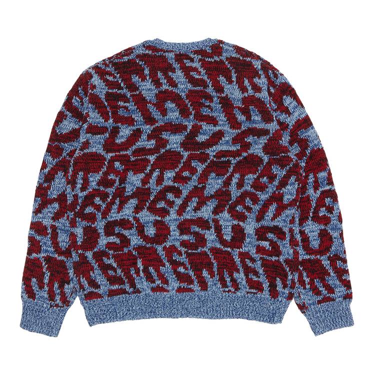 Buy Supreme Stacked Sweater 'Blue' - SS23SK23 BLUE | GOAT CA