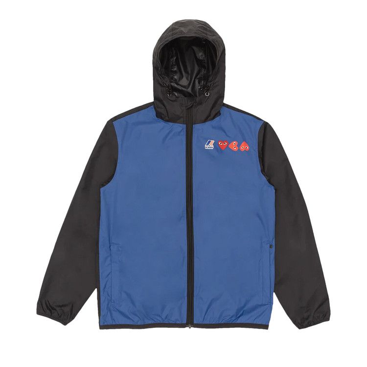 Comme des Garcons x K-Way Hood Rain Jacket Blue — foto 2
