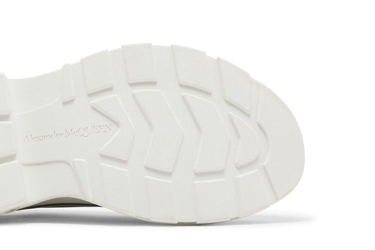 Alexander McQueen Tread Slick Lace Up Black White