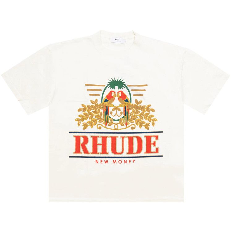 Rhude Parakeet T-Shirt Vintage White