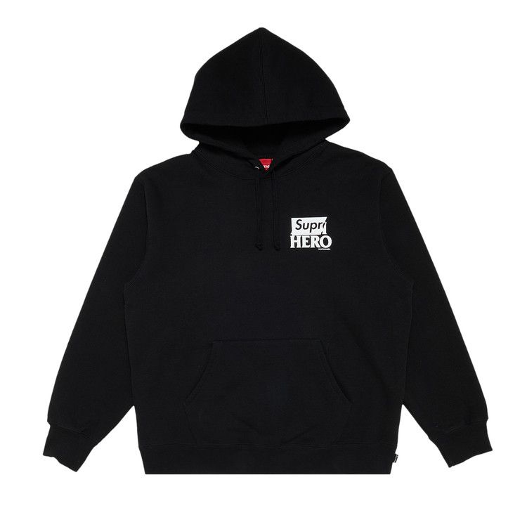 Buy Supreme x ANTIHERO Hooded Sweatshirt 'Black' - SS22SW78 BLACK