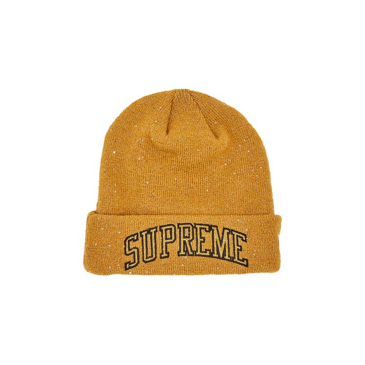 Supreme x New Era Metallic Arc Beanie 'Gold'