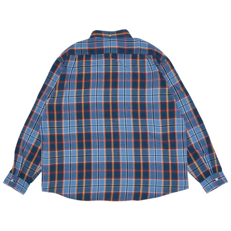 Buy Supreme Pullover Plaid Flannel Shirt 'Blue' - SS23S14 BLUE