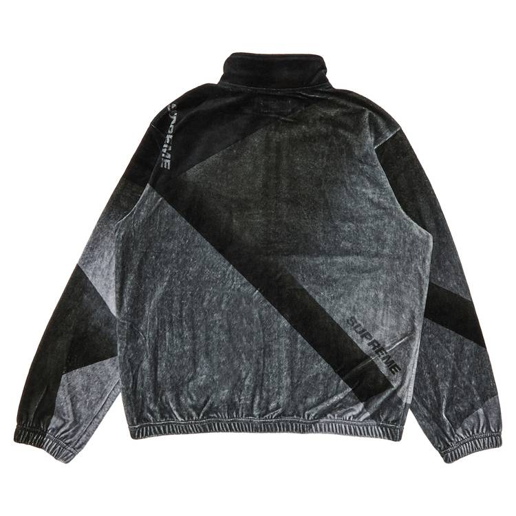 Buy Supreme Geo Velour Track Jacket 'Black' - SS23J55 BLACK | GOAT