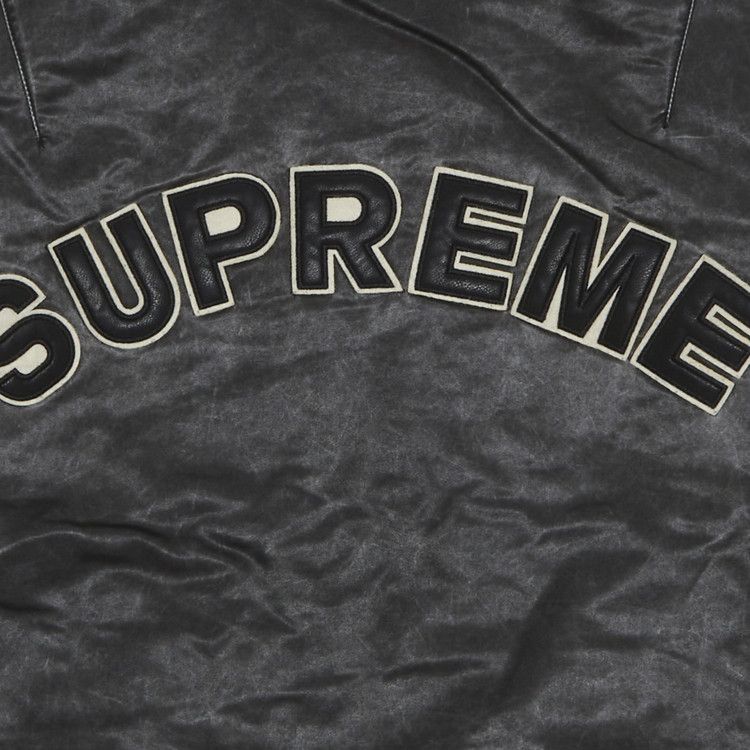 Buy Supreme Denim Sleeve MA-1 'Black' - SS23J44 BLACK | GOAT