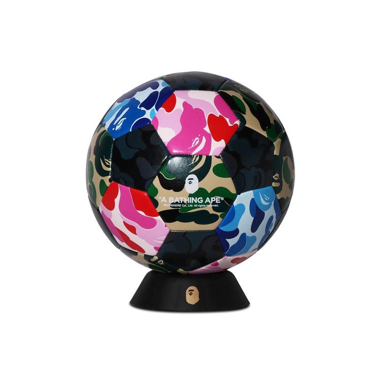 Buy BAPE ABC Camo Soccer Ball 'Multicolor' - 1I80 182 004