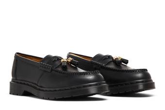 Penton Smooth Leather Loafers in Black