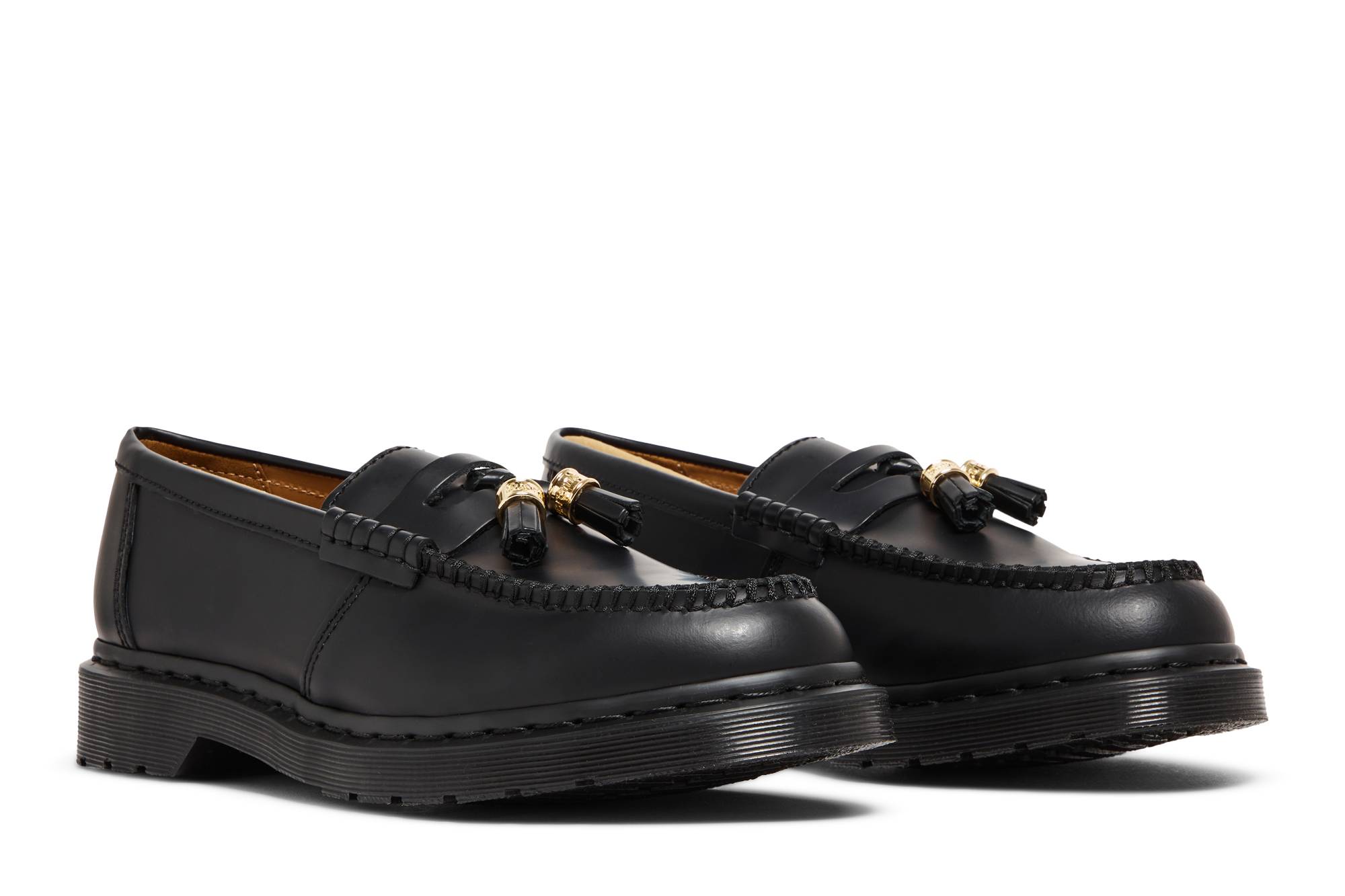 Pre-owned Dr. Martens' Supreme X Penton Tassel Loafer 'black'