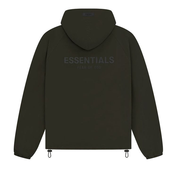 Buy Fear of God Essentials Full Zip Jacket 'Off Black