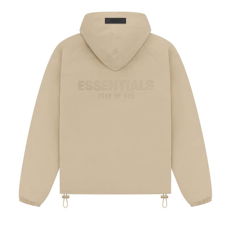 Fear Of God Essentials Kids Full Zip Jacket 'sand'