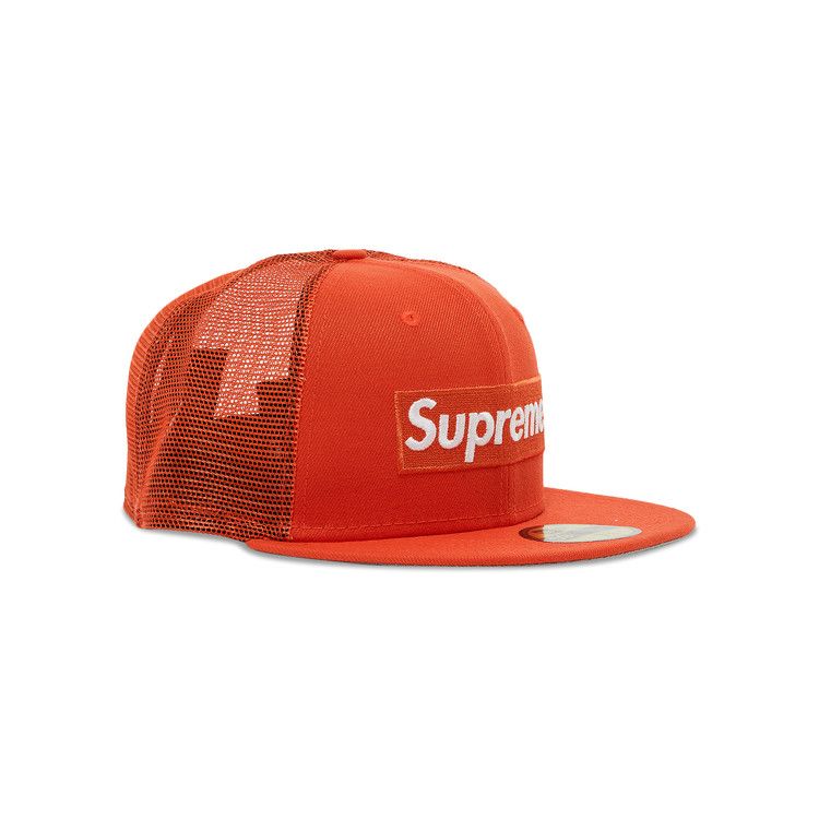 Buy Supreme x New Era Box Logo Mesh Back 'Orange' - SS23H115