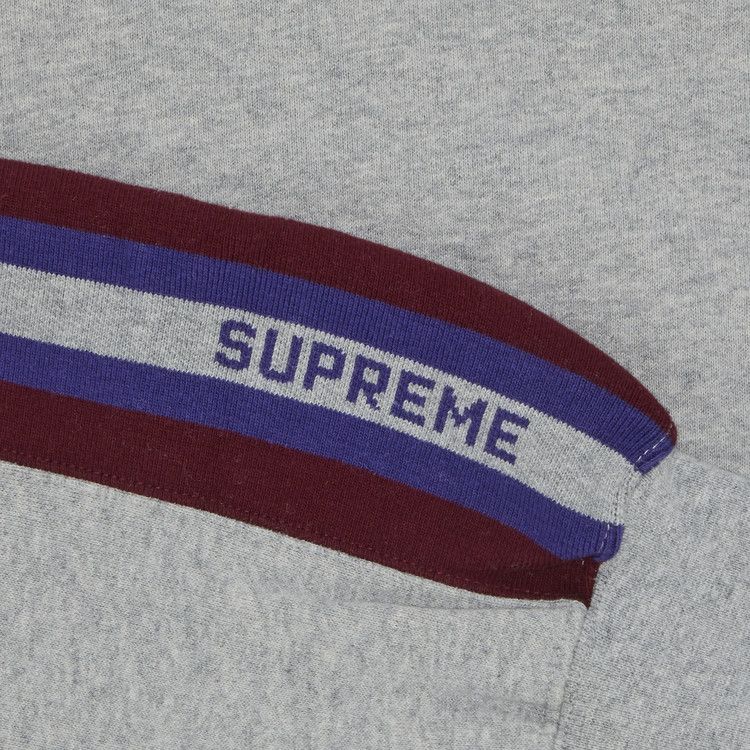 Buy Supreme Half Zip Hooded Sweatshirt 'Heather Grey' - SS23SW28