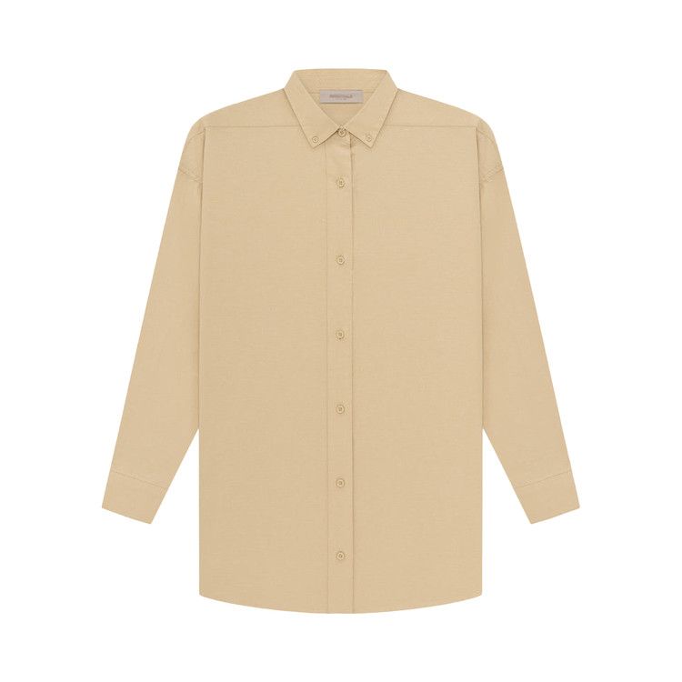 Fear Of God Essentials Long-Sleeve Oxford Sand
