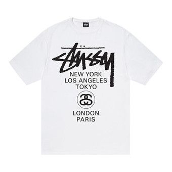 ★米国発*stussy*新作*LAURA TEE/WHITE★ Buy Stussy World Tour Tee 'White' - 3903792 WHIT | GOAT