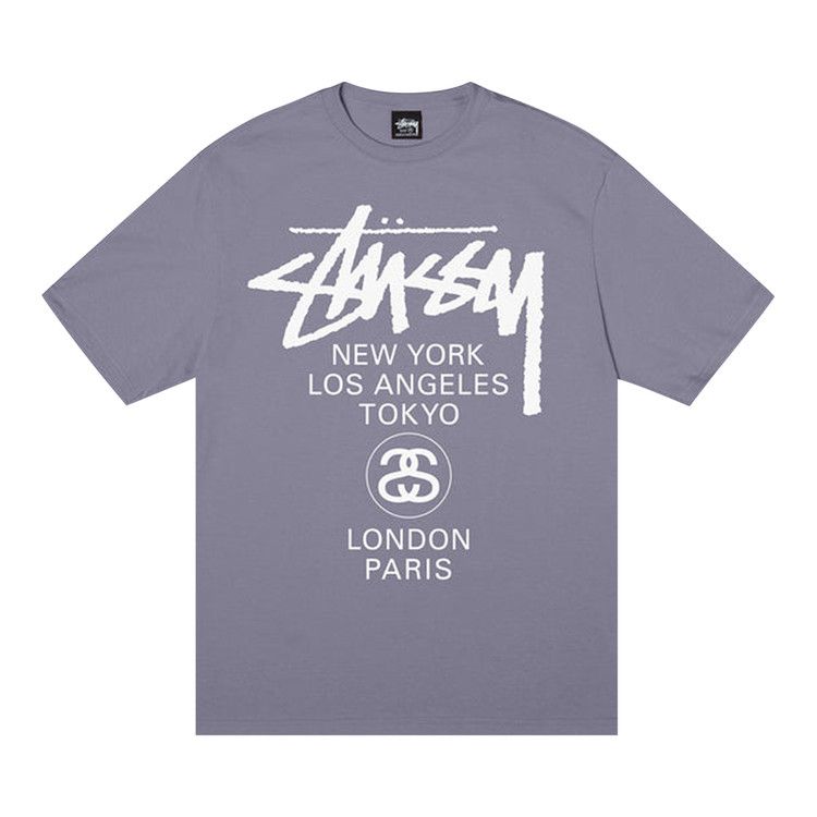 Stussy World Tour Tee 'mauve'