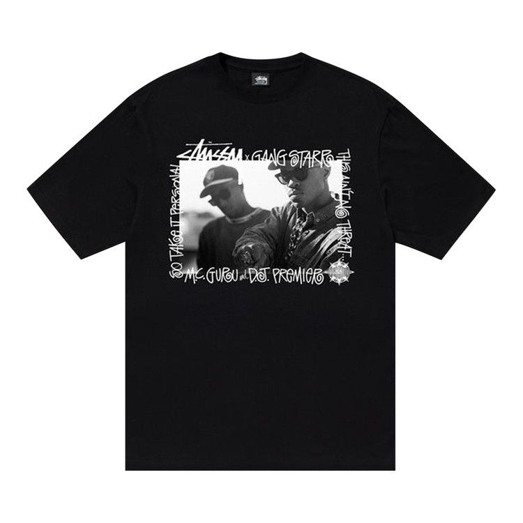 Stussy Gang Starr Take It Personal Tee 'Black'