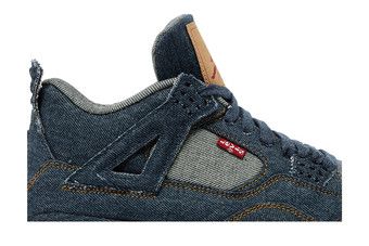 Levi's x air hotsell jordan 4 black denim