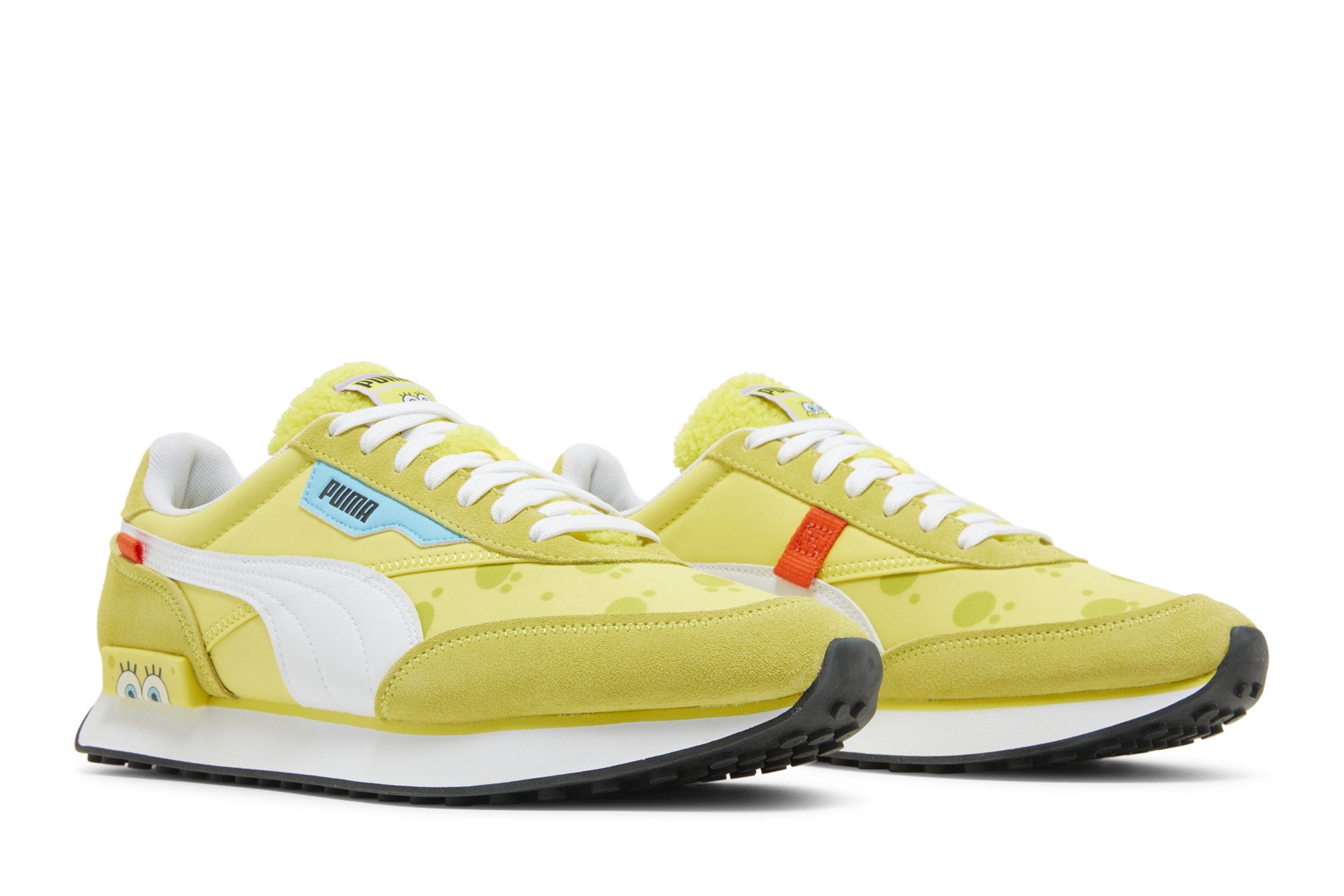 Pre-owned Puma Spongebob Squarepants X Future Rider 'spongebob' In Yellow