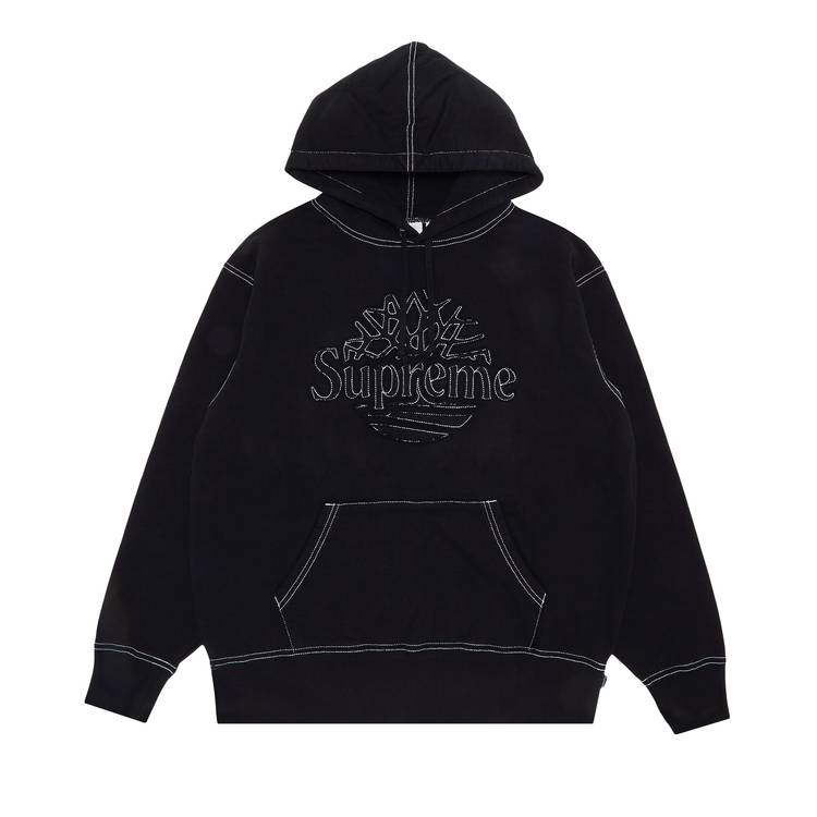 Black Printed hoodie Shoes VETEMENTS - Supreme logo hoodie Shoes Black -  Domaine-pignadaShops Oman