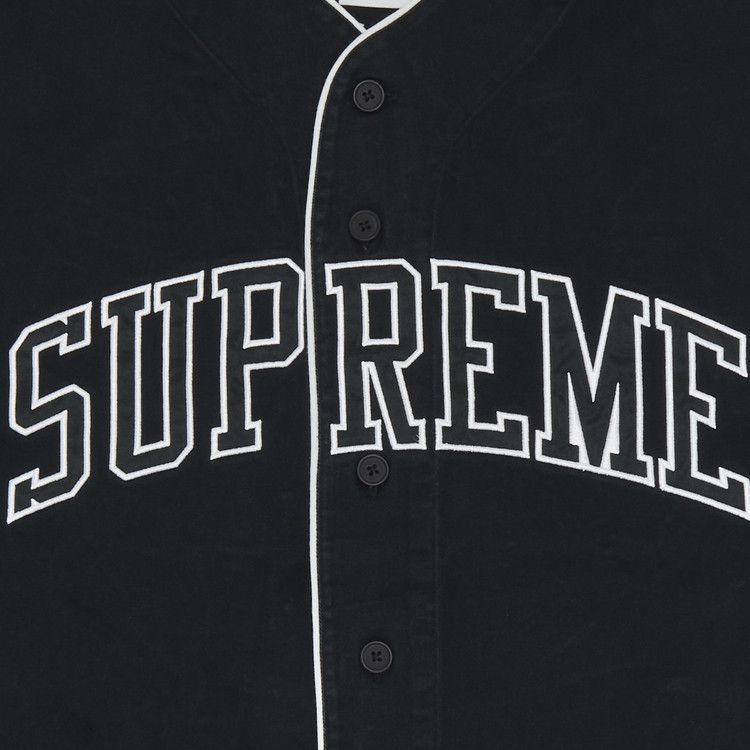 Buy Supreme x Timberland Baseball Jersey 'Black' - SS23KN83 BLACK