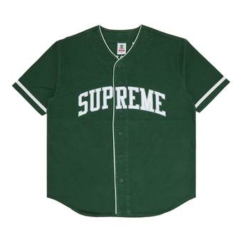 Supreme x Timberland Baseball Jersey 'Green' | GOAT