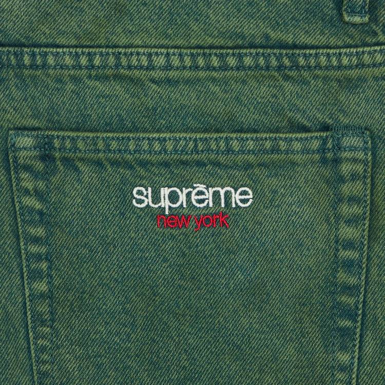 Buy Supreme Baggy Denim Short 'Green' - SS23SH33 GREEN | GOAT