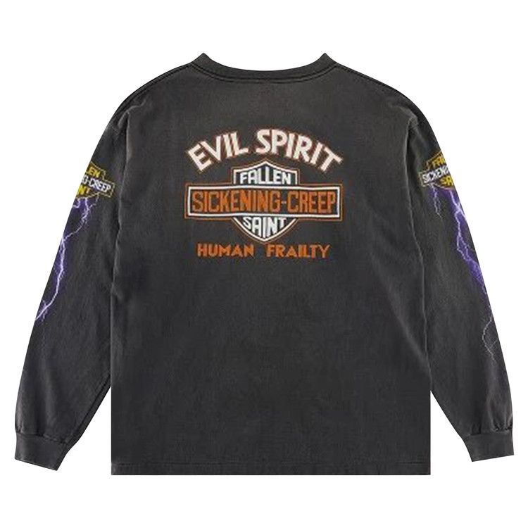 SAINT MICHAEL セント マイケル/EVIL SPILIT Buy Saint Michael Evil Split Tee 'Black' - SM S23 0000 029