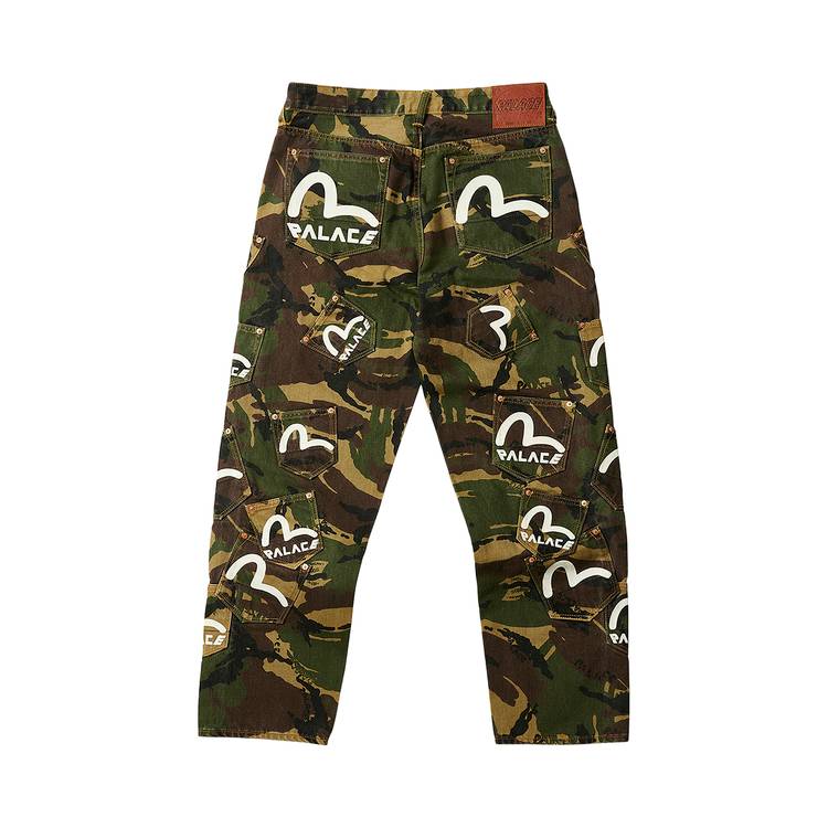 Buy Palace x Evisu Denim Jean 'Camo' - P24EVT002 | GOAT