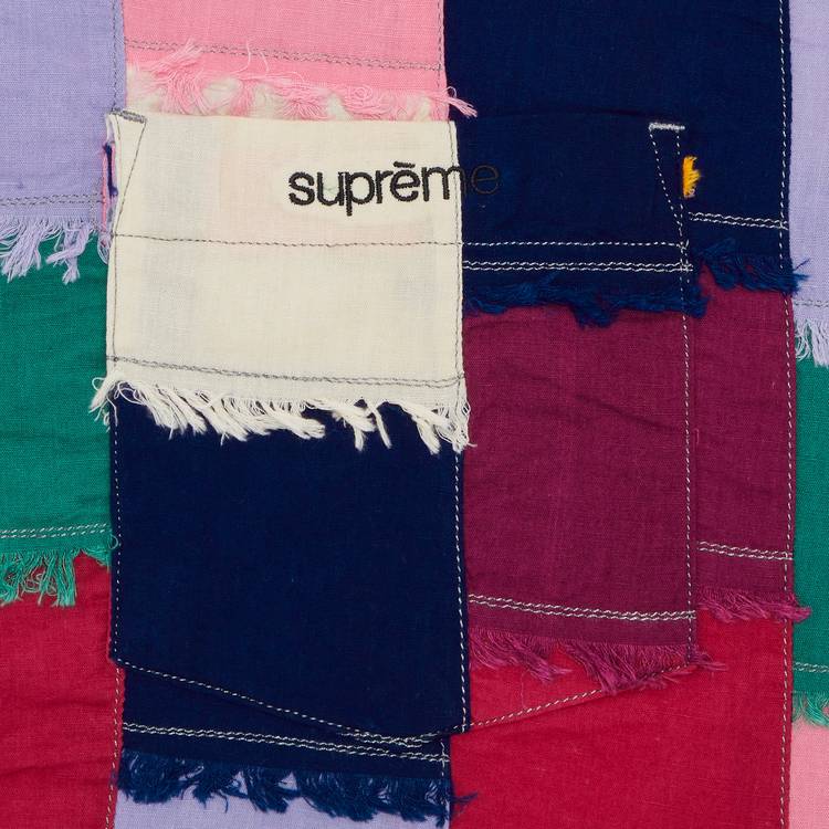 Supreme Patchwork Short-Sleeve Shirt 'Multicolor'