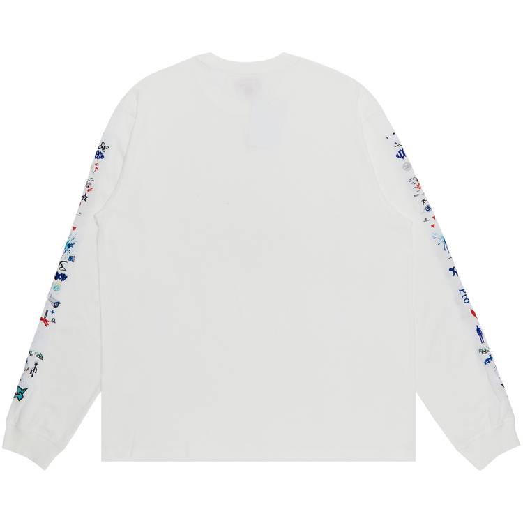 Buy Supreme AOI Icons Long-Sleeve Top 'White' - SS23KN69 
