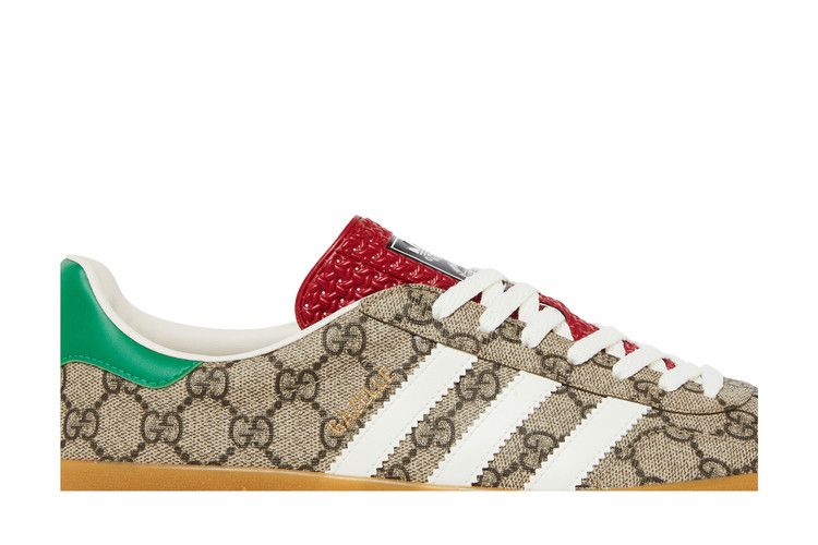 Gucci x adidas 【Gazelle Beige GG Monogram】 Gucci X Wmns Gazelle 'Beige GG Monogram' - Adidas - IE4796