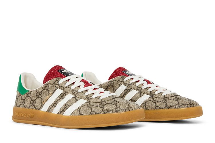 Gucci X Adidas Gazelle Beige Gg Monogram