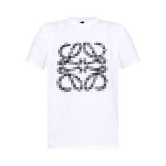 Buy Loewe Anagram Pixelated T-Shirt 'White/Black