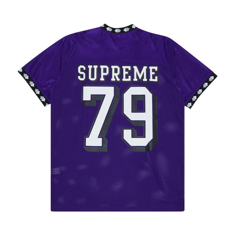 Buy Vintage Supreme Diamond Rib Football Top 'Purple' - FW13KN16